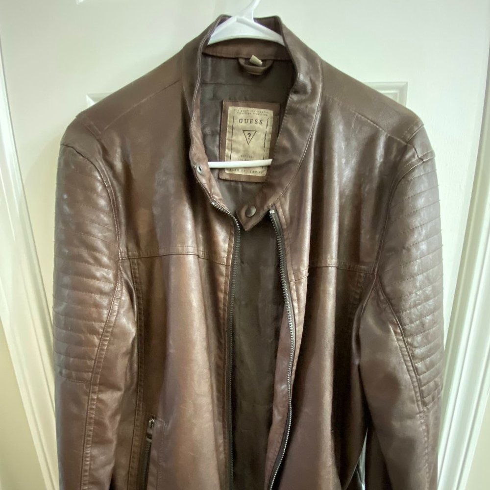 GUESS leather jacket